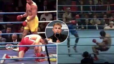 Jake Paul mocks Tyson Fury's father over archive footage of brutal KOs in 1991