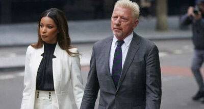 Boris Becker wears Wimbledon tie to court as former champion faces fraud sentencing