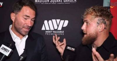 Eddie Hearn telling Jake Paul he will never be world champion live is absolute box office