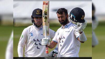 Watch: Cheteshwar Pujara Scores 3rd Consecutive Century In County Cricket