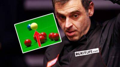 'It's legal' - Unusual Ronnie O'Sullivan jump shot clears balls in surprise moment at World Championship