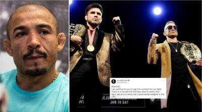 UFC star Jose Aldo rips into TJ Dillashaw and Henry Cejudo for calling out Aljamain Sterling