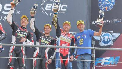 Dunlop Superstock Trophy podium just the start for fundraising National Motos EWC team