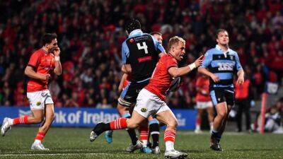 Munster maintain top-four drive with bonus-point win against Cardiff