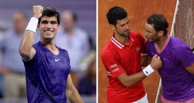 Novak Djokovic and Rafael Nadal warned about world No 1 spot by Carlos Alcaraz