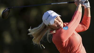 Meadow storms up leaderboard while Maguire drops back