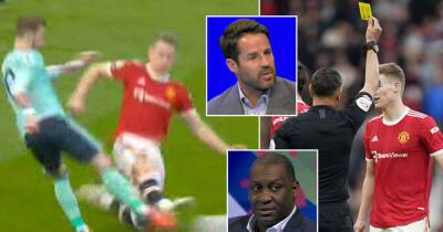 Redknapp and Heskey say McTominay should have been SENT OFF for lunge