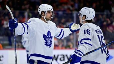 Philadelphia Flyers - John Tavares - Morgan Rielly - Matthews scores 51st goal as Maple Leafs double up Flyers for 4th straight win - cbc.ca - state New Jersey