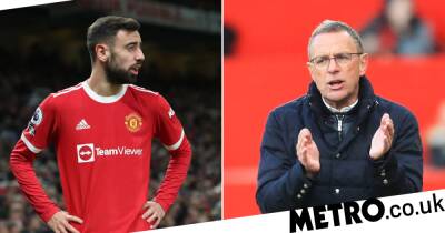 Bruno Fernandes speaks out on Ralf Rangnick’s tactics after costly Leicester draw