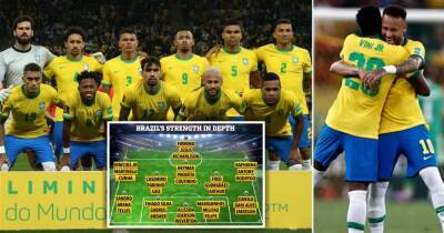 Brazil World Cup squad: Graphic shows why they're favourites