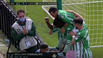 William Carvalho - Samu Saiz - William Carvalho y el arte del fúbol sala aplicado al fútbol 11: tremendo golazo - en.as.com - Madrid