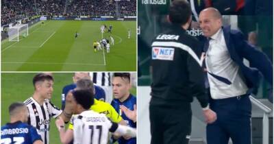 Denzel Dumfries - Wojciech Szczesny - Hakan Calhanoglu - Juventus vs Inter: Allegri was furious after Çalhanoğlu chaotic opener - givemesport.com