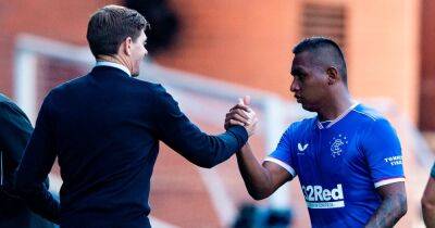 Alfredo Morelos - Steven Gerrard - Philippe Coutinho - Steven Gerrard welcomes Rangers reminder as Alfredo Morelos leads birthday surprise - dailyrecord.co.uk