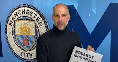Pep Guardiola and Ralf Rangnick lend support to suicide prevention campaign