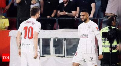 Joan Jordán - Lucas Pérez - Ivan Rakitic - Sevilla up to second in La Liga despite Perez wonderstrike - timesofindia.indiatimes.com - Morocco - Jordan