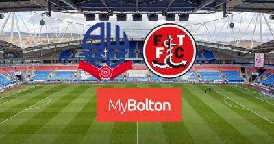 Ricardo Santos - Bolton Wanderers vs Fleetwood Town LIVE: Early team news, build-up, match updates & reaction - manchestereveningnews.co.uk - Britain -  Santos - county Early -  Fleetwood