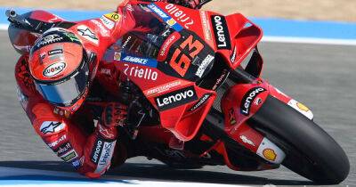 MotoGP Spanish GP: Bagnaia smashes Jerez lap record to beat Quartararo for pole