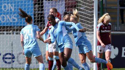 Women's Super League: Khadija Shaw scores four as Manchester City thrash Brighton and move into third