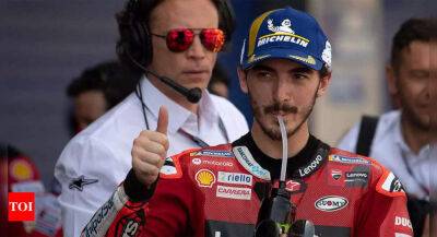 Ducati rider Francesco Bagnaia sizzles to Jerez MotoGP pole