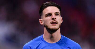 Declan Rice sends message on his future following Manchester United links
