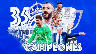 Real Madrid campeón | 35 Ligas para el más grande