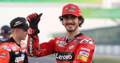 Motorcycling-Ducati's Bagnaia storms to pole at Spanish Grand Prix