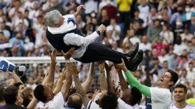 Ancelotti becomes first manager to claim titles in Europe's top five leagues