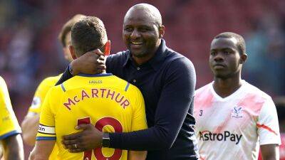 Patrick Vieira praises Crystal Palace’s character after come-from-behind victory