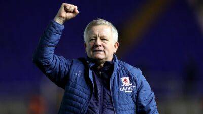Chris Wilder: Middlesbrough in decent nick going into final game