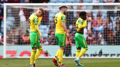 Norwich relegated from Premier League on Dean Smith’s return to Aston Villa