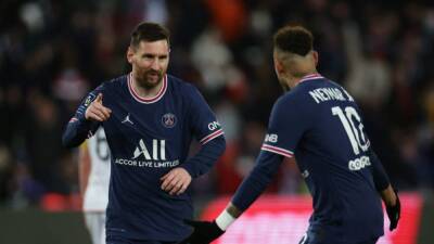 Lionel Messi - Paris St Germain - Gianluigi Donnarumma - Olympique De-Marseille - Mbappe on fire as Ligue 1 leaders PSG destroy Lorient 5-1 - channelnewsasia.com - France - Monaco