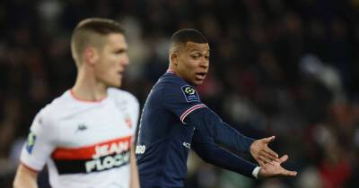 Soccer-Mbappe on fire as Ligue 1 leaders PSG destroy Lorient 5-1