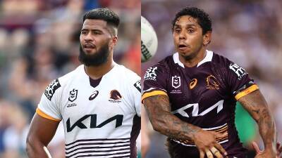 Video of Brisbane Broncos teammates Payne Haas and Albert Kelly in alleged fight posted on social media - abc.net.au - Jordan