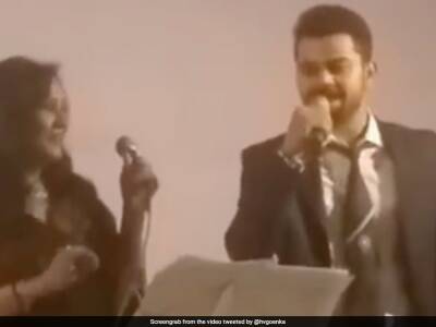 Virat Kohli - Watch: Harsh Goenka Shares Old Video Of Virat Kohli Singing. Rate His Skills - sports.ndtv.com - India -  Kolkata -  Bangalore