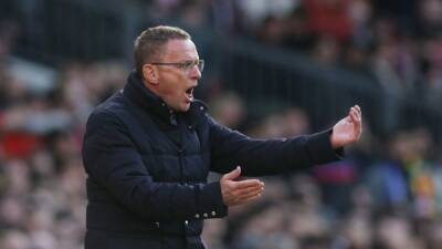 United 'not favourites' for top four spot, says Rangnick
