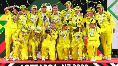 Healy century helps Australia become world champions