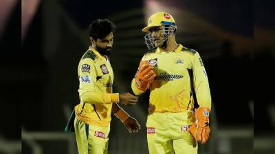 Mahendra Singh Dhoni - IPL 2022: Ravindra Jadeja Waiting For It To "Click" After Dismal Start As CSK Captain - sports.ndtv.com - India -  Hyderabad -  Chennai