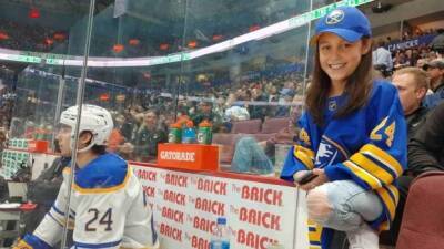 Young Yukon hockey player thrilled to meet idol and fellow Yukoner Dylan Cozens