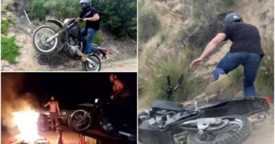 Sean Strickland spooks fans with crazy motorcycle stunt ahead of UFC 277