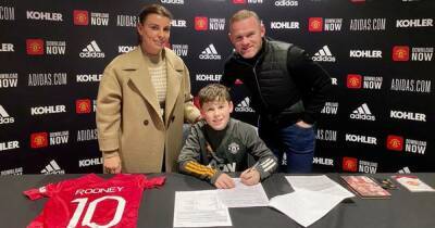 Kai Rooney emulates dad Wayne with superb goal for Manchester United under-12s vs Man City