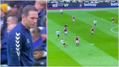 Frank Lampard - Donny Van-De-Beek - Anthony Gordon - London Stadium - Michael Keane - Everton: Lampard's reaction to Holgate's pass vs West Ham was telling - givemesport.com