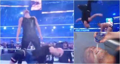 Vince Macmahon - Pat Macafee - Austin Theory - WWE WrestleMania 38: Pat McAfee became true fan favourite thanks to memorable spots - givemesport.com