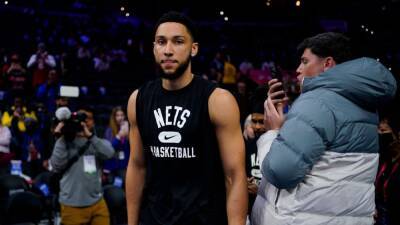 Brooklyn Nets coach Nash: Ben Simmons won't make season debut in regular season, also likely out of play-in games
