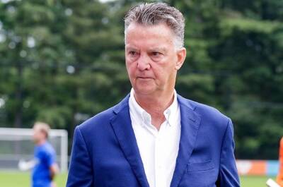 Football world rallies round Netherlands coach Van Gaal after cancer revelation