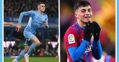 Generational talents Phil Foden and Pedri hint at future Man City and Barcelona rivalry