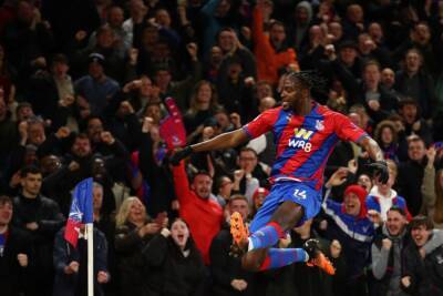 Wilfried Zaha - Mikel Arteta - Patrick Vieira - Philippe Mateta - Crystal Palace vs Arsenal: Eagles overwhelm Gunners at Selhurst - nbcsports.com - Usa -  Leicester - Jordan