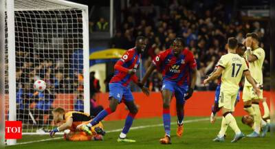 Wilfried Zaha - Mikel Arteta - Martin Odegaard - Jean Philippe Mateta - Joachim Andersen - Premier League: Arsenal's top-four hopes suffer blow with 3-0 defeat at Crystal Palace - timesofindia.indiatimes.com - Jordan