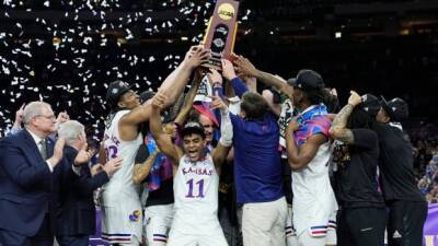 Kansas storms back against North Carolina to claim 4th NCAA men's basketball title
