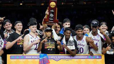 Jayhawks storm back in second half to beat UNC, win national title