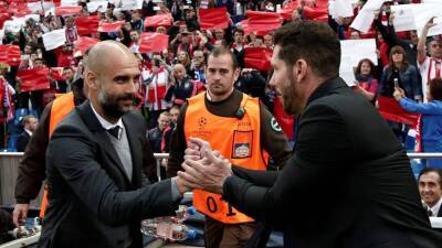 Purist Guardiola faces pragmatism of Simeone as Man City face Atletico in Champions League